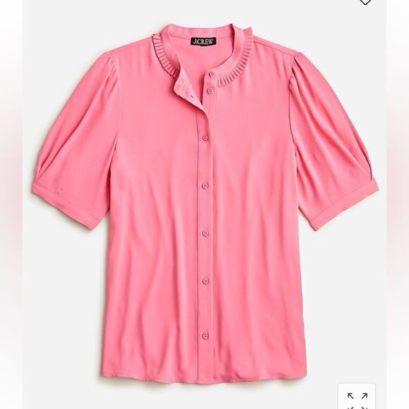 J. Crew Drapey button-up top* - Picture 1 of 6